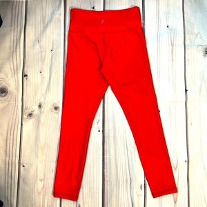 Red Metallic Light n Tight Hi-Rise 7/8 24" - Zyia Active